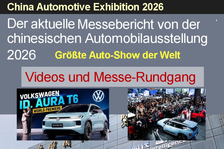 Auto China 2026, die groesste Automobil Ausstellung der Wel